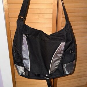 Black and Silver Shoulder Bag